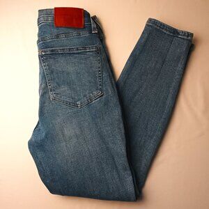 Lucky Brand Buttonfly Denim Jeans Size 4/27 Ankle High Rise Skinny Bridgette